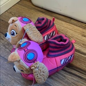 Paw Patrol Pink and Purple Plush Slippers​